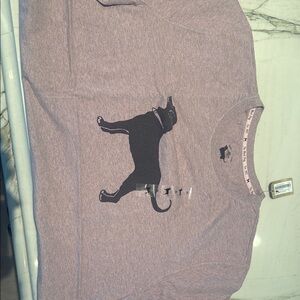The Black Dog Pink and Black Short Sleeve Tee